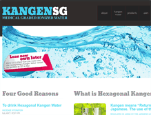 Tablet Screenshot of kangensg.com